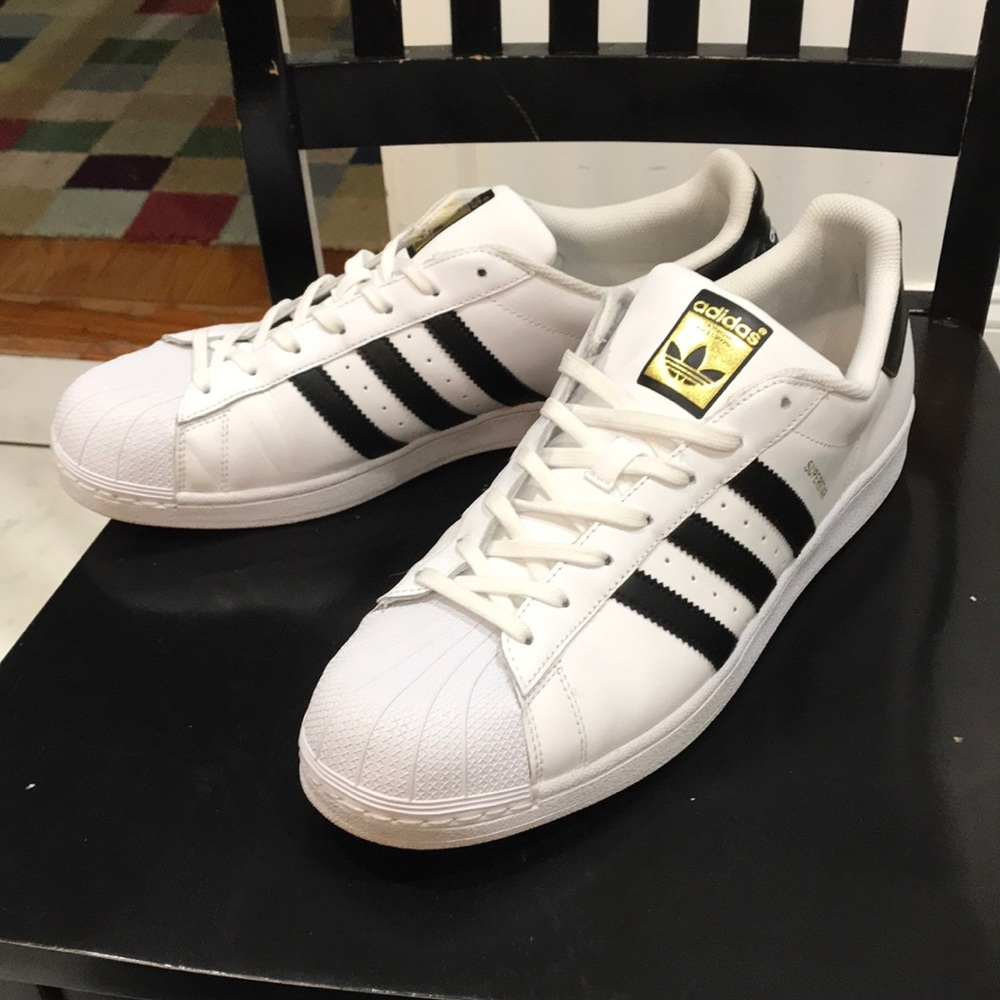 Authentic Adidas Superstars // Mens Size 14